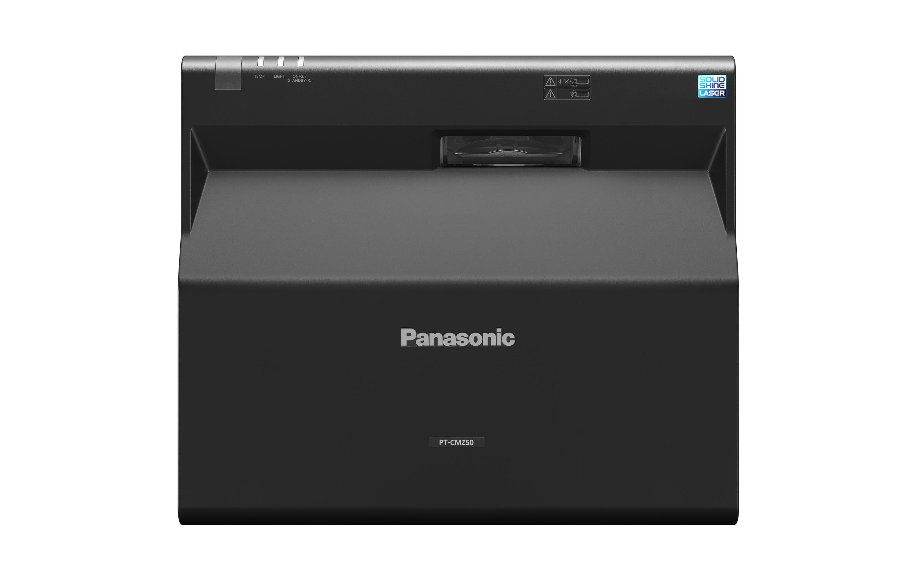 Panasonic PT-CMZ50 LCD-Ultrakurzdistanzprojektor mit Laser-Technologie 5.200 ANSI Lumen WUXGA (1920 x 1200) Anthrazit