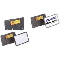DURABLE Namensschild CLIP CARD 40x75mm mit Magnet 1 Pg. à 25 Stück 812901