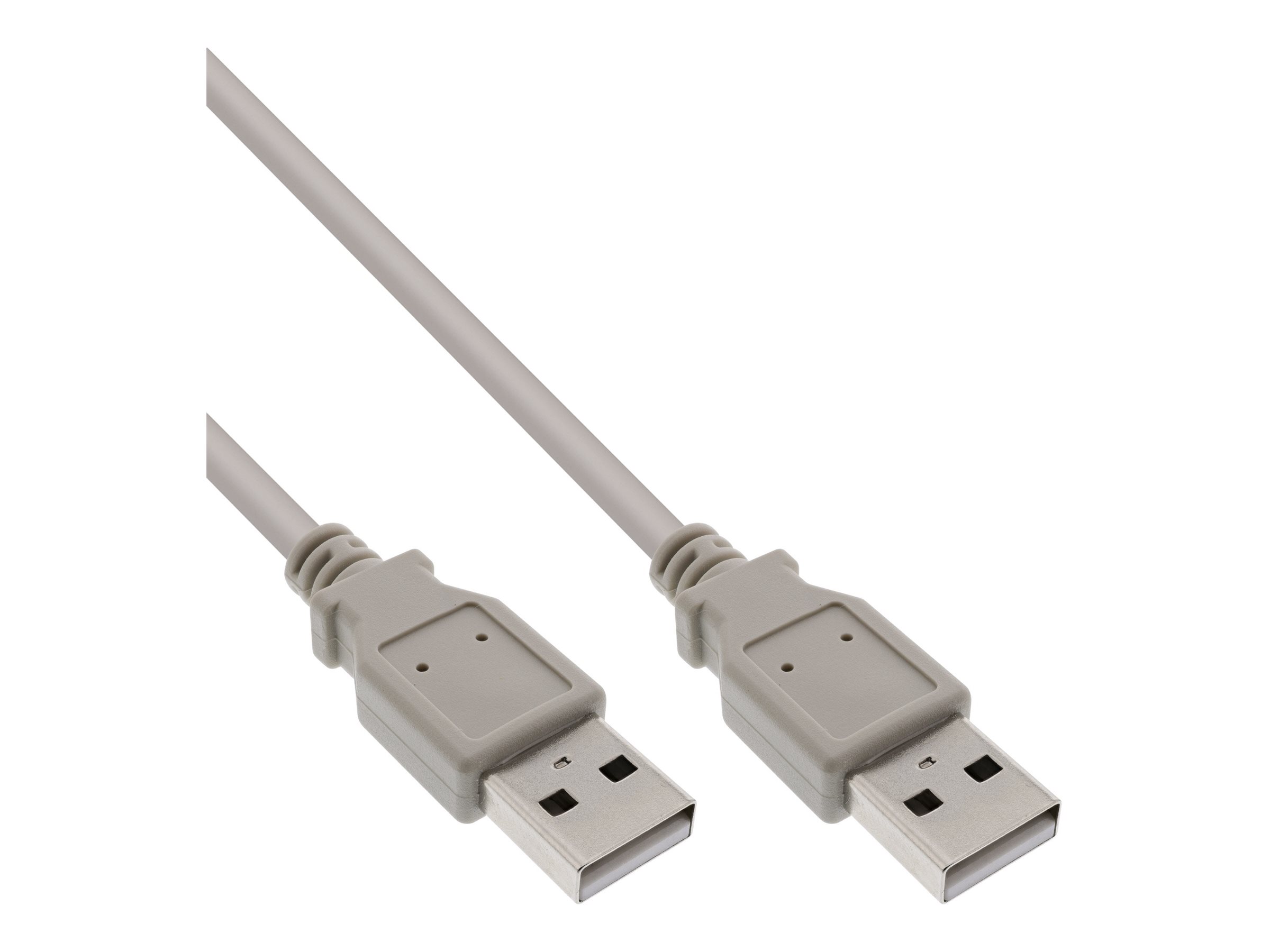 InLine 34303H USB 2.0 Kabel USB A auf USB A 30 cm Beige