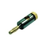 Bananenstecker Metall 6mm, schwarz