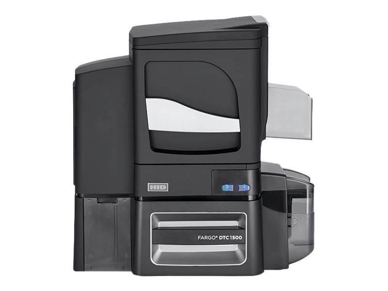 Fargo DTC1500 Kartendrucker DUO USB LAN 300 dpi 600 Karten/Stunde Schwarz/Grau