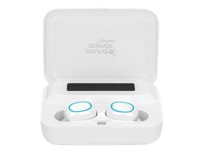 Manhattan Sound Science 180399 True Wireless In-Ear Kopfhörer Bluetooth Weiß