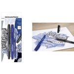 EBERHARD FABER Gelschreiber Erase it!, AKTIONSET Strichstärke: 0,7 mm, abnehmbare Kappe, auf Blisterkarte, - 1 Stück (582103)