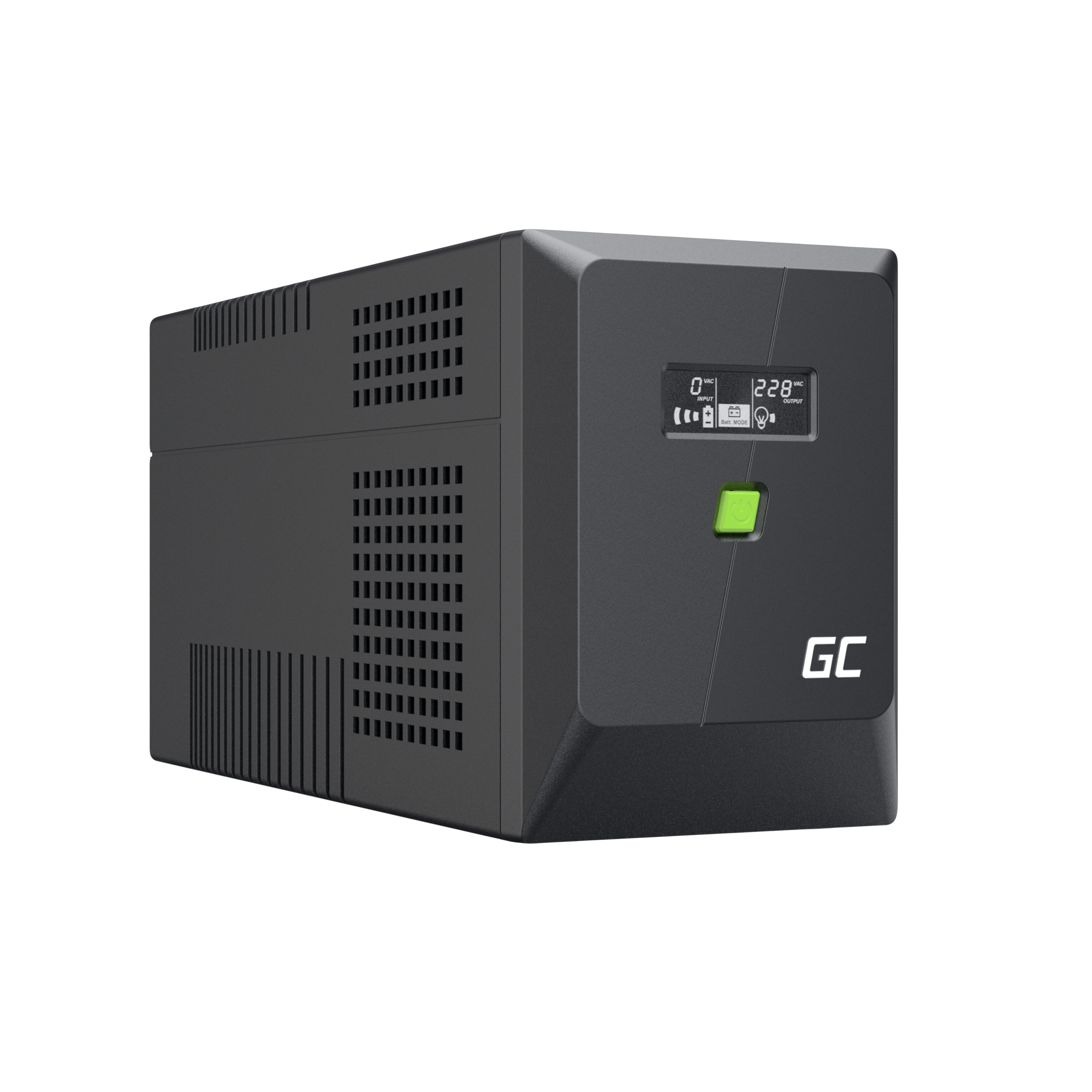 Green Cell UPSLP1050 Line-Interaktiv 1,5 kVA 1050 W Schwarz