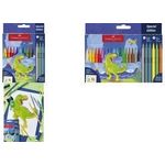 AKTION: FABER-CASTELL Dino Filzstifte farbsortiert, 24 St. + GRATIS Dinosticker (554222)