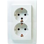 Kopp Einsatz Schutzkontakt-Steckdose Paris Weiß 941102063 (941102063)