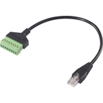 Renkforce RJ45 Netzwerk Adapterkabel[1x RJ45-Stecker 8p8c - 1x Klemmanschluss] 30 cm (RF-6443978)