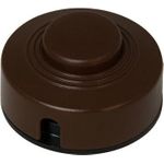 Kopp 191852084 Elektroschalter Fußschalter 1P Braun (191852084)