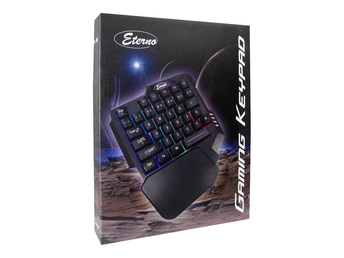 Inter-Tech Eterno KB-3035 RGB Gaming-Keypad USB Schwarz