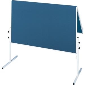 FRANKEN Moderationstafel X-tra!Line 120 x 150 cm, klappbar, Filz, blau Zusammenklappbar (CC-UMTF-G03)