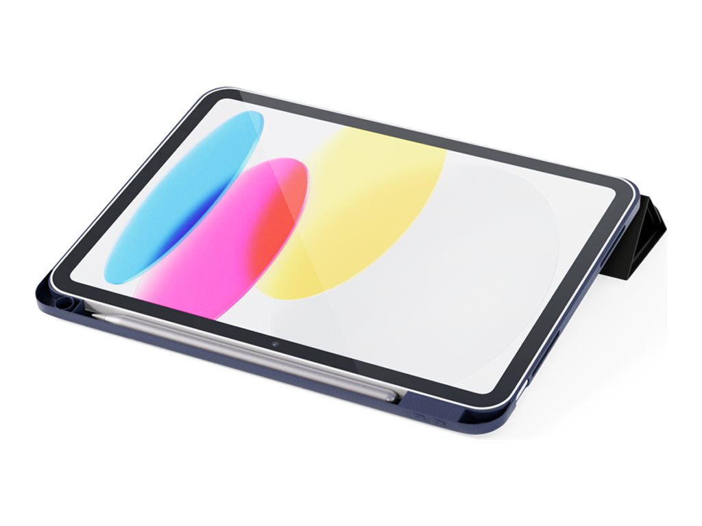 Epico Hero Flip-Hülle 10,9" Blau, Transparent (Rückseite)