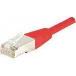 Patchkabel F/UTP, CAT.6, rot, 50,0 m Patchkabel mit besonders schmalem Knickschutz (853351)