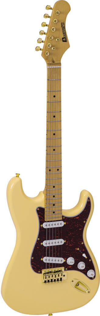 DIMAVERY ST-203 E-Gitarre, vintage weiß (26211072)