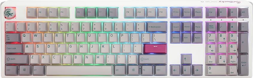 Ducky One 3 RGB Tastatur USB QWERTY US Englisch Grau (DKON2108ST-EDEPDMIWHHC1)