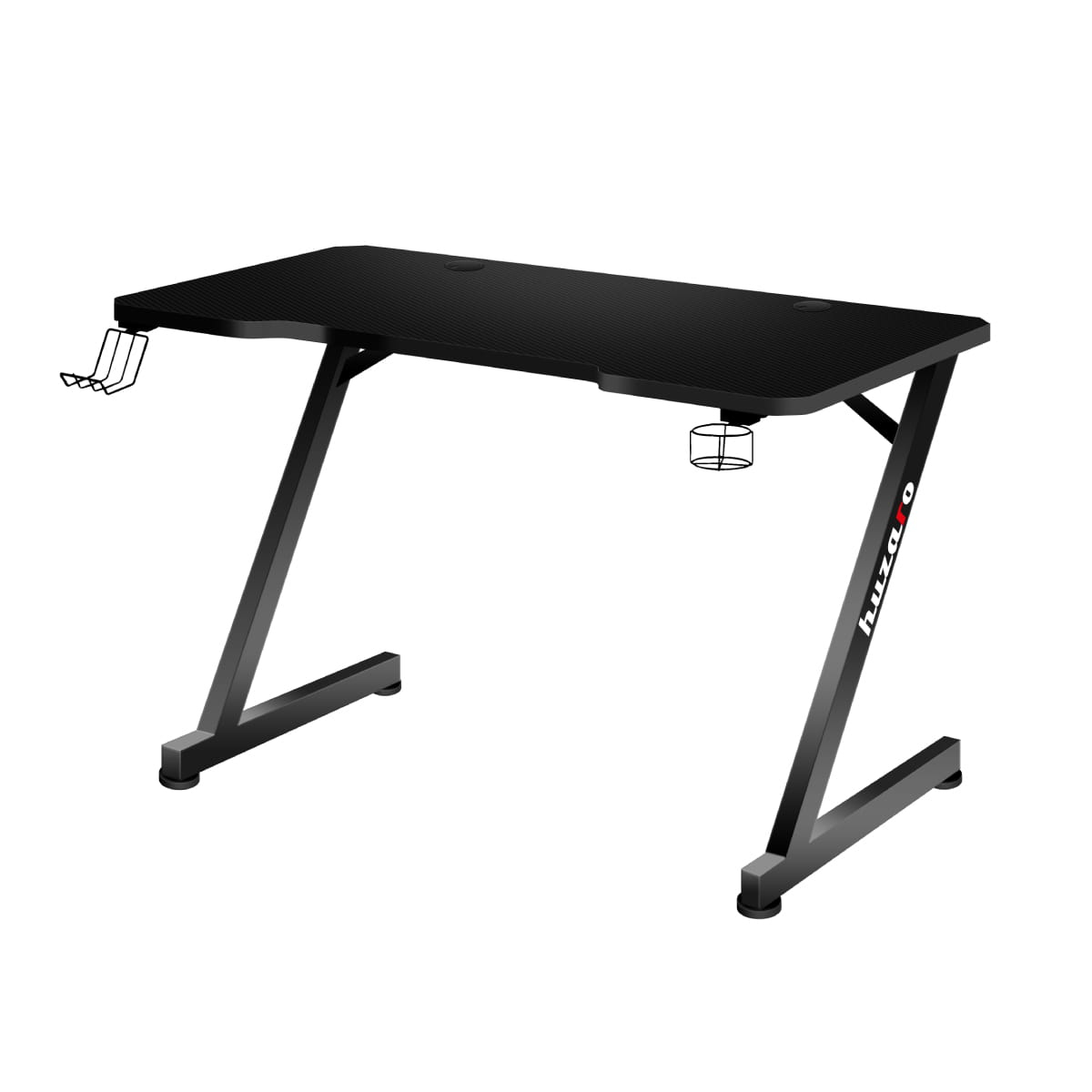 Huzaro Hero 2.5 Gaming-Schreibtisch 120 x 60 x 75 cm Aluminium Karbonfaser Schwarz