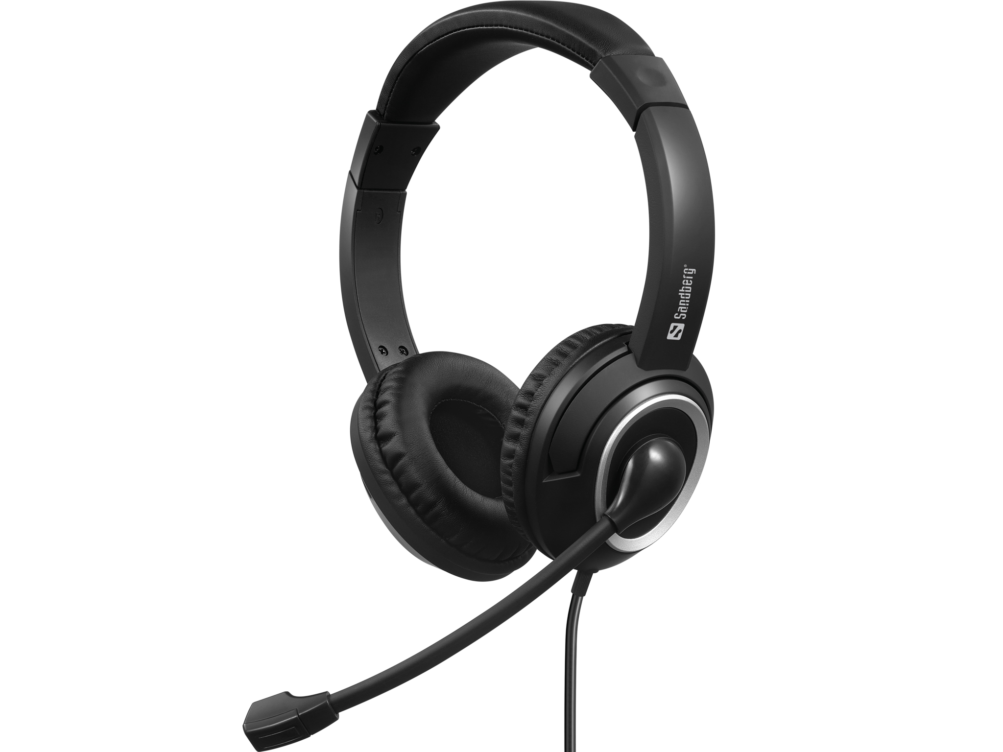 Sandberg USB-C Chat Headset Kabelgebunden Stereo Ohrumschließend Schwarz