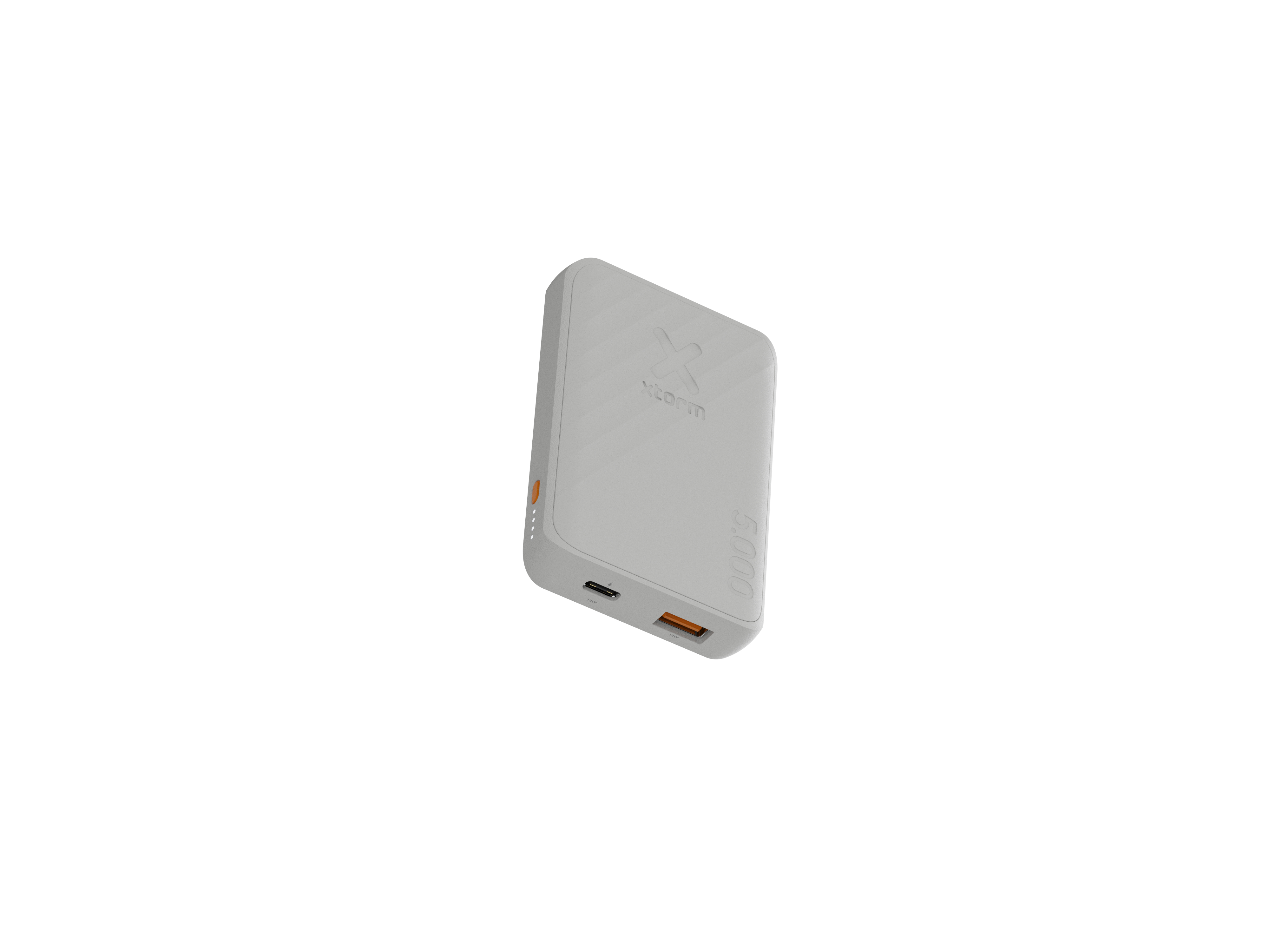 Xtorm Go2 Powerbank 5.000 mAh 12 W 1x USB-C 1x USB-A Aschweiß