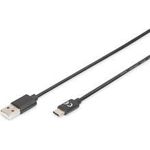DIGITUS USB-Kabel USB (M) zu 24 pin USB-C (M) (AK-300154-018-S)