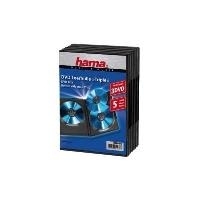 Hama DVD Leerhülle Slim Line 5er Pack schwarz (00051272)