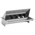 Bachmann 900.402 CONEO Set Einbaurahmen u.4-fach Steckdosenleiste (900.402)