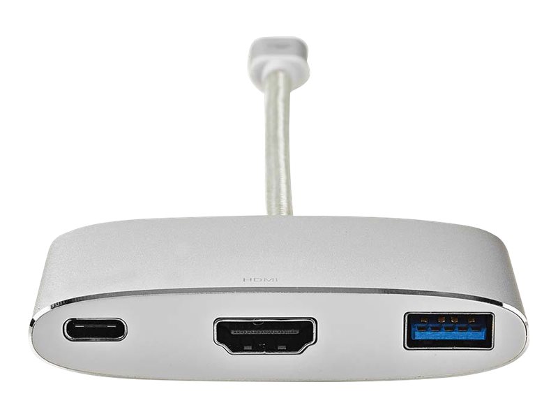 Nedis CCTB64765AL02 USB-C Adapterkabel 0,2 m Aluminium