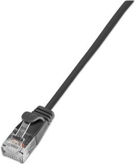 SLIM SL6 20 SW - Cat.6 SLIM-Light-Kabel, U/FTP, 20 m,schwarz (PKW-LIGHT-STP-K6 20.0 SW)