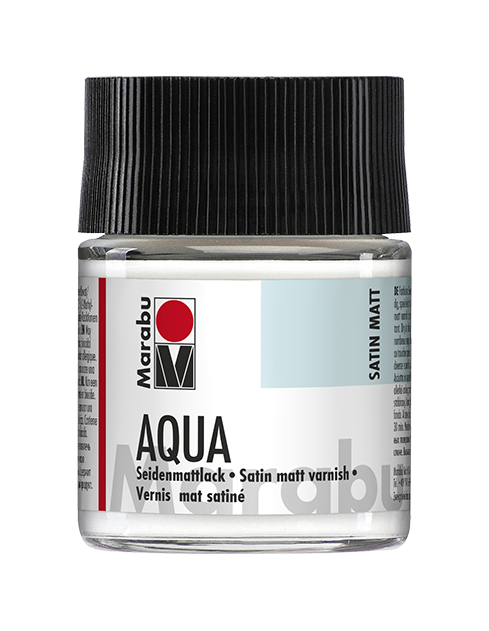 Marabu Aqua Seidenmattlack 50 ml farblos