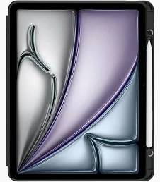 OtterBox React Series Flip-Hülle schwarz für Apple 13" iPad Air M2/M3