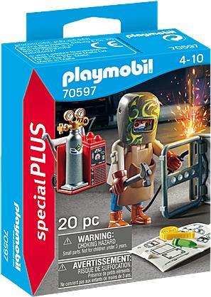 Playmobil SpecialPlus Schweisser mit Ausrüstung - Junge/Mädchen - 4 Jahr(e) - Kunststoff - Mehrfarben (70597)