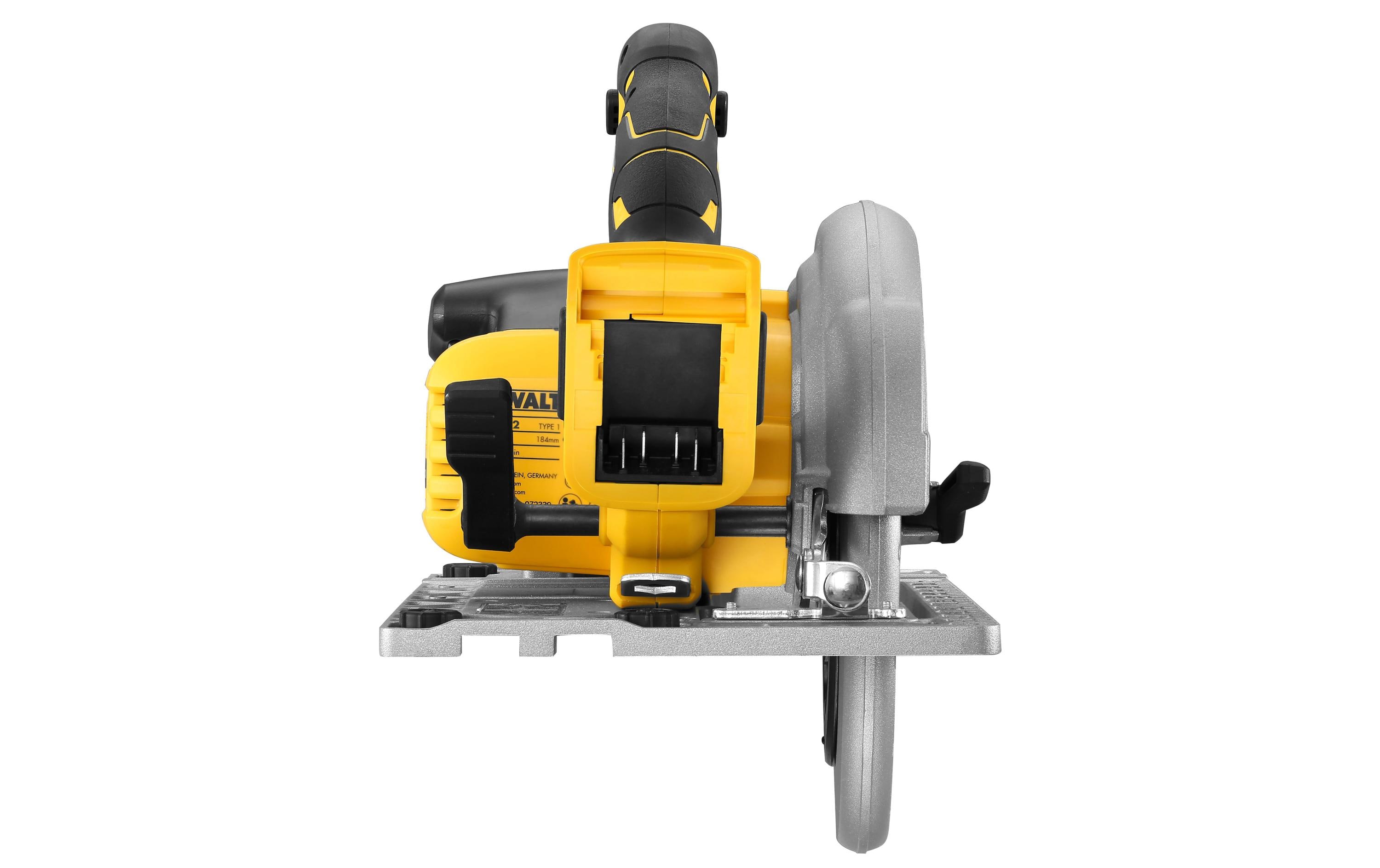 DeWalt XR DCS572NT Akku-Handkreissäge 18 V 184 mm 5500 RPM Gelb
