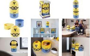 keeeper Aufbewahrungsbox Minions "kevin", 10 Liter blau / gelb, rund, in Minions-Form, - 1 Stück (1117222035600)