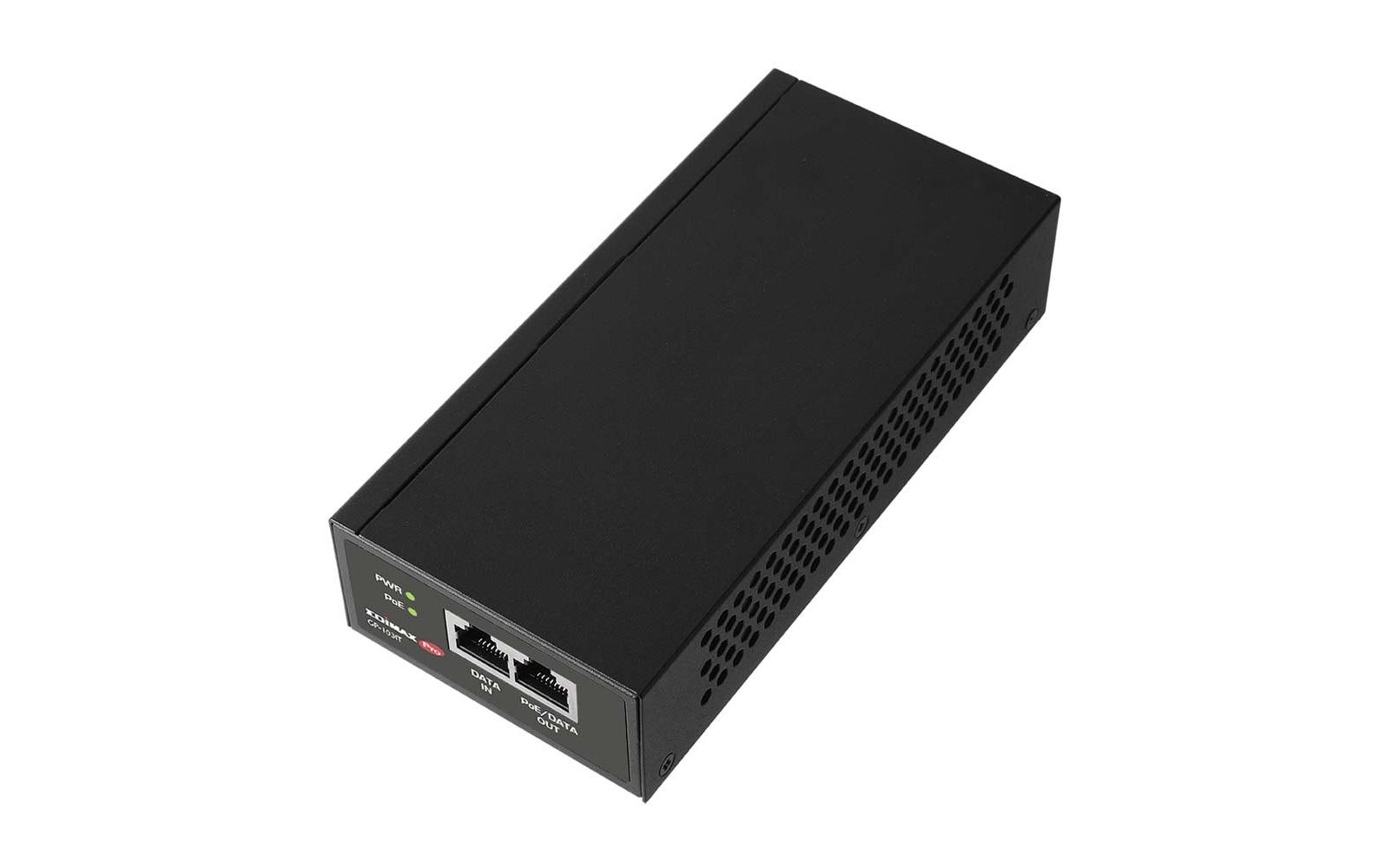 Edimax Pro GP-103IT Gigabit PoE++ Injector 90 W Schwarz