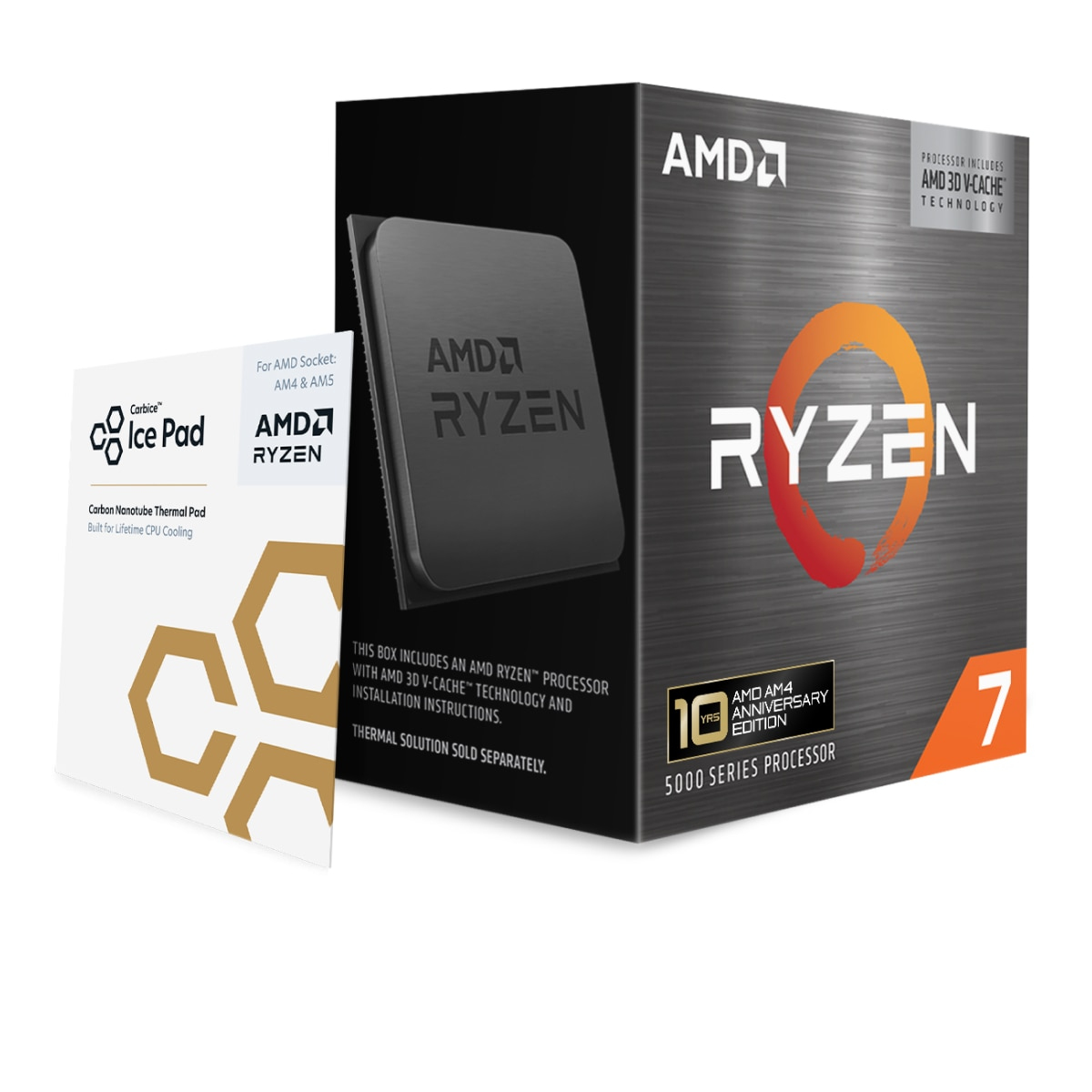 AMD Ryzen 7 5800X3D Prozessor 4,5 GHz AM4 96 MB Cache 8-Core