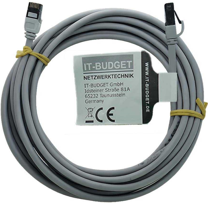 IT-BUDGET Vollkupfer Premium Patchkabel (90ITBSLIM81PK5G)