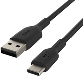 BELKIN USB-C/USB-A CABLE 2 m, USB-C to USB-A, Black (CAB001BT2MBK)