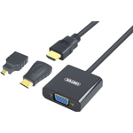 UNITEK Y-6355 Videokabel-Adapter VGA (D-Sub) HDMI Typ A (Standard) Schwarz (Y-6355)