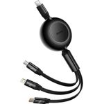 USB-Anschluss Baseus Bright Mirror 2 Typ-C und MicroUSB/Typ-C/Lightning 3,5 A 1,1 m Länge CAMJ010201 (CAMJ010201)