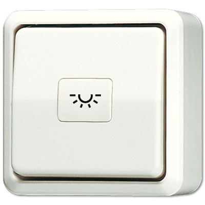 JUNG 631A Elektroschalter Pushbutton switch Weiß (631A)