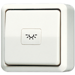 JUNG 631A Elektroschalter Pushbutton switch Weiß (631A)