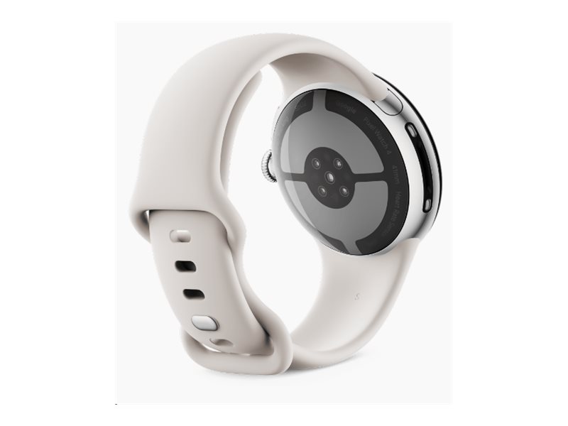 Google Pixel Watch 4 41 mm Wear OS 6.0 GPS 32 GB Silber