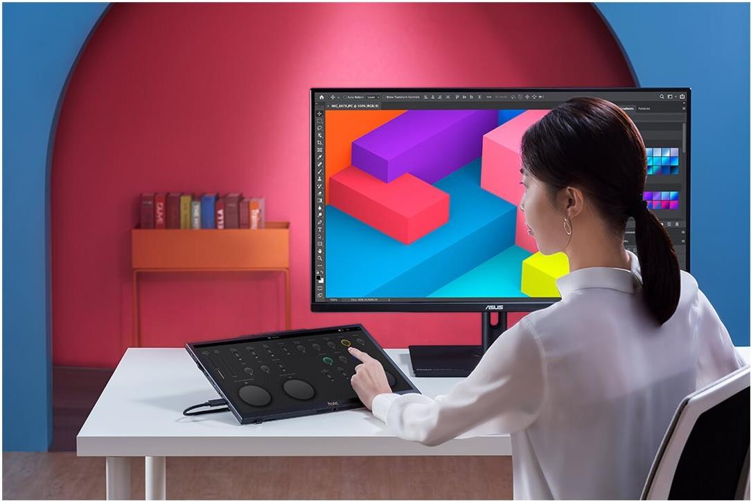 ASUS ProArt PA169CDV Computerbildschirm 39,6 cm (15.6") 3840 x 2160 Pixel 4K Ultra HD LCD Touchscreen Schwarz (90LM0711-B01I70)
