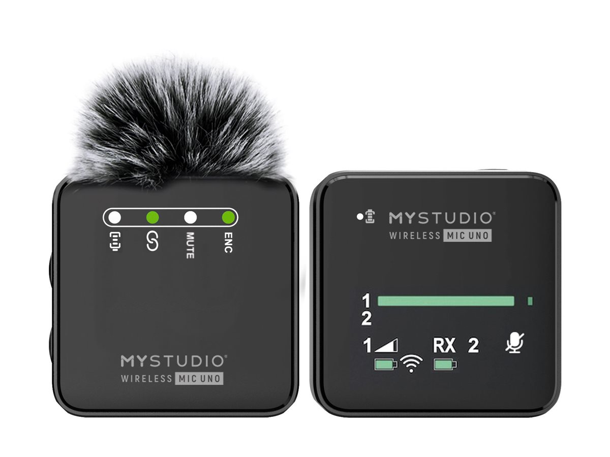Easypix MyStudio Wireless MIC UNO Schwarz