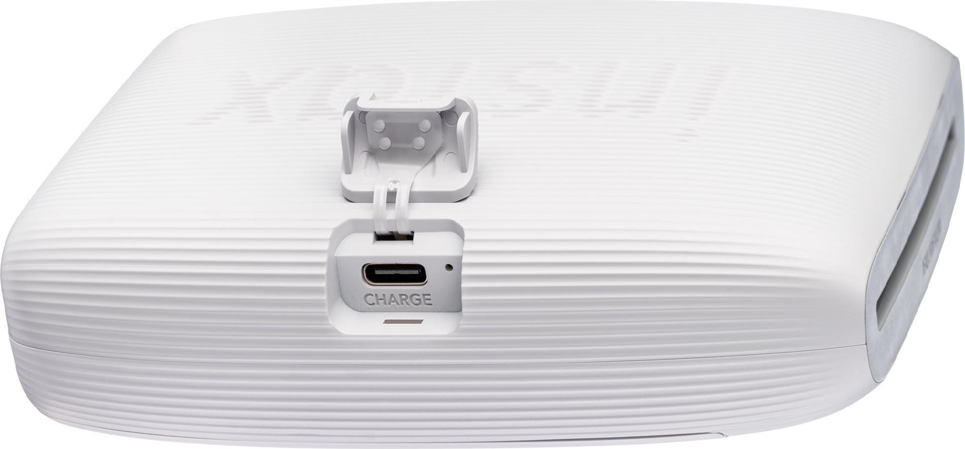 Fujifilm instax mini Link 3 Mobiler Fotodrucker LED 318 dpi Bluetooth 5.1 Clay White