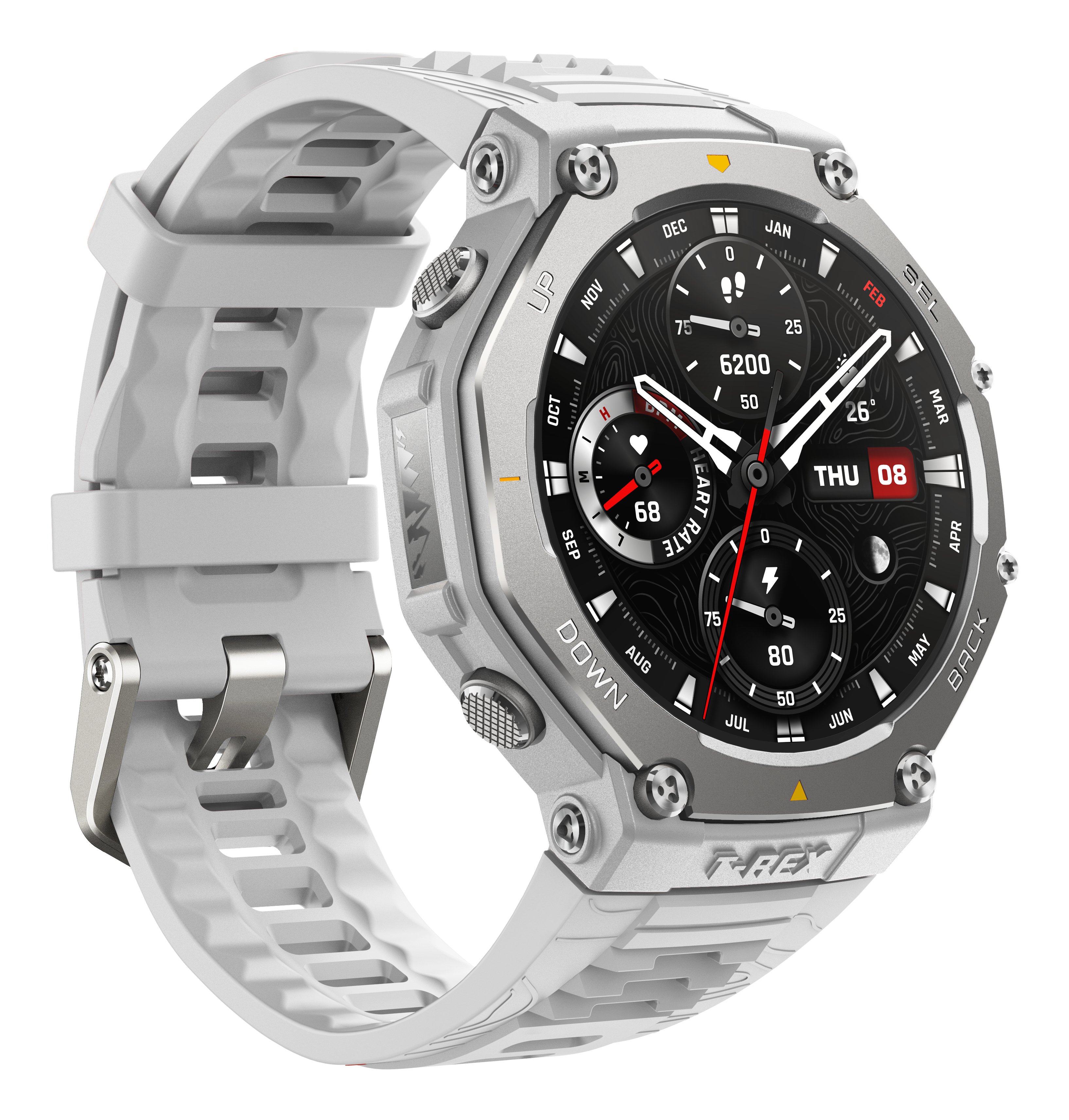 Amazfit T-Rex 3 Smartwatch 1.5" AMOLED 32 GB Bluetooth 5.2 Haze Gray