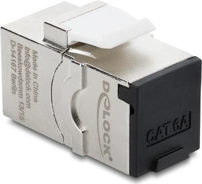 Delock Keystone Modul RJ45 Buchse zu Cat.6A mit Staubschutzklappe (90994)