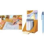 BIC Druckkugelschreiber 4 Colours Pastell, 30er Display Strichstärke 0,32 mm, Strichfarbe: blau, rot, grün, schwarz, - 1 Stück (517319)