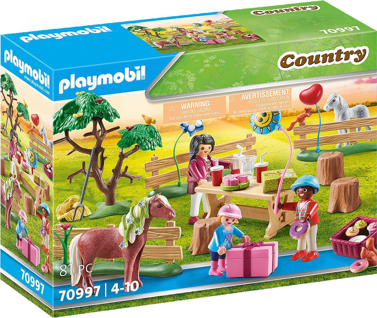 Playmobil Country Kindergeburtstag auf dem Ponyhof (70997)
