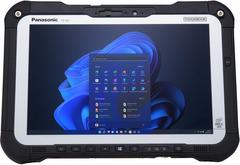 Panasonic TOUGHBOOK G2 mk3, 25,7cm (10,1''), USB, BT, Ethernet, WLAN, 4G, SSD, Win. 11 Pro, schwarz Tablet PC, Fully Rugged, Bildschirmdiagonale: 25,7 cm (10,1''), kapazitiv, Auflösung: 1920x1200 Pixel, Kamera (8 MP), Front-Kamera (2 MP), Helligkeit 1.000cd, Anschluß: USB (Typ A), Thunderbolt 4, Bluetooth, Ethernet, WLAN, 4G (LTE), Intel Core Ultra 5, RAM: 16GB, SSD: 512GB, Win, 11 Professional, inkl.: Netzteil, Netzkabel, QSG, Schutzart: IP65, MIL-STD 810H, schwarz (FZ-G2NBMBGB4)