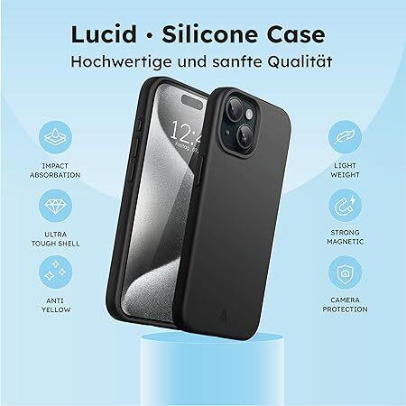 alkaya LUCID MagSafe Handy Schutzhülle iPhone14 schwarz - (Schutz-)hülle (CS-20028)