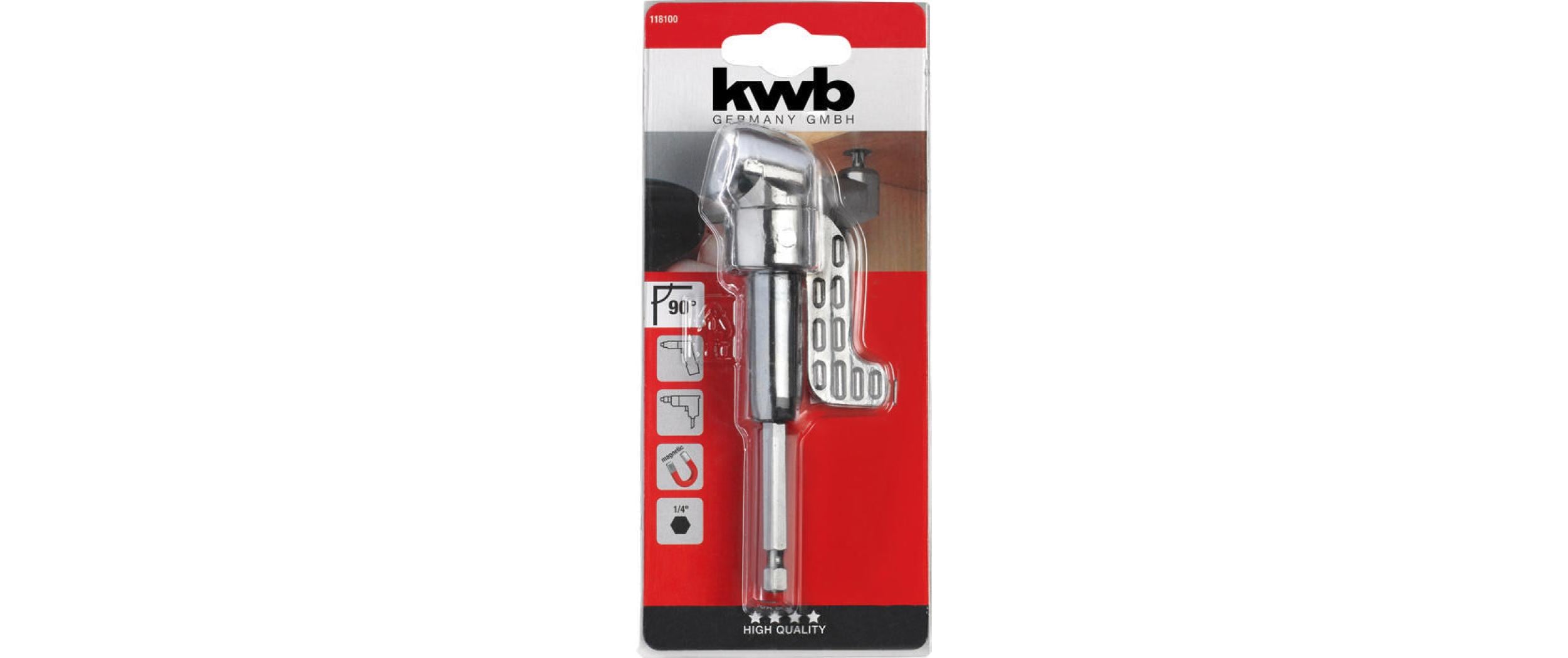 KWB 118100 Winkelschraubervorsatz 1/4"
